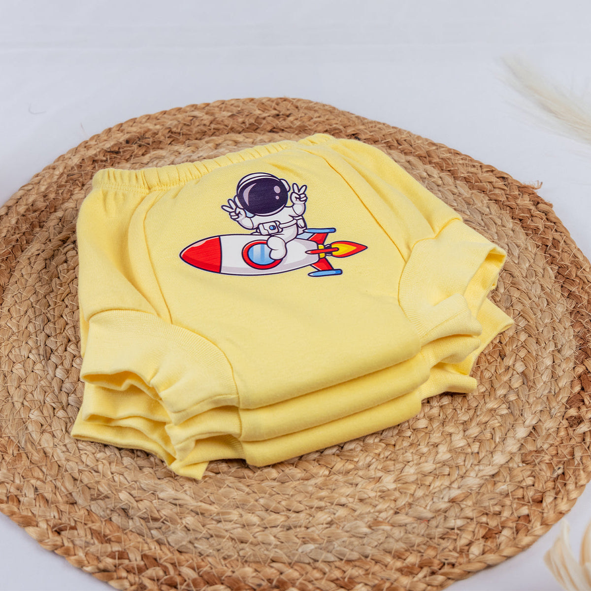 Cheerful Astronaut Riding  - Potty Training Pants