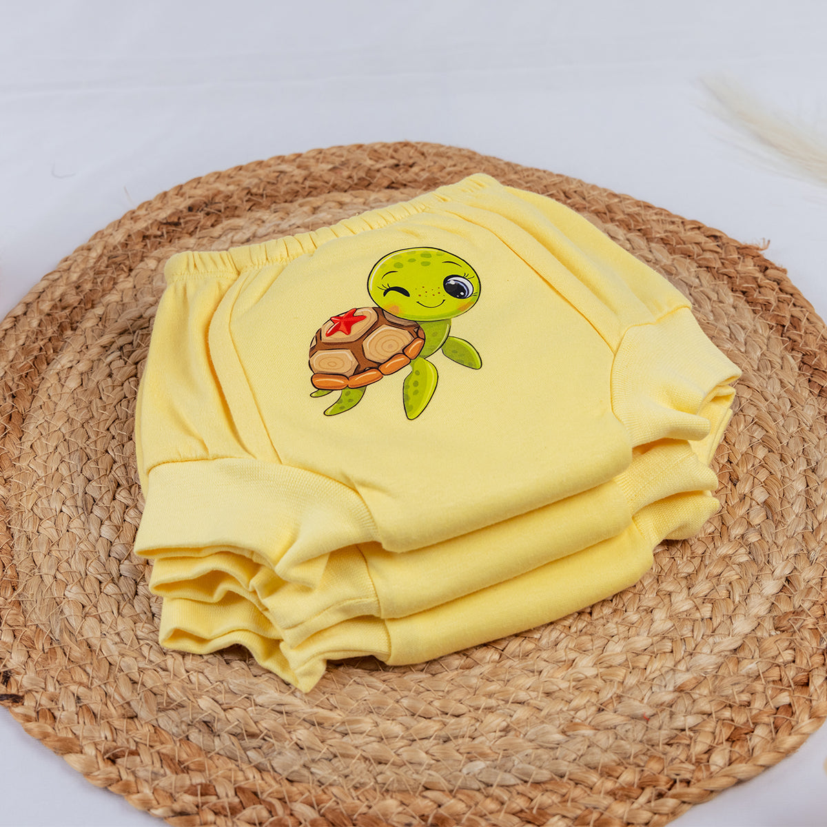 Adorable Smiling Sea Turtle  - Potty Training Pants