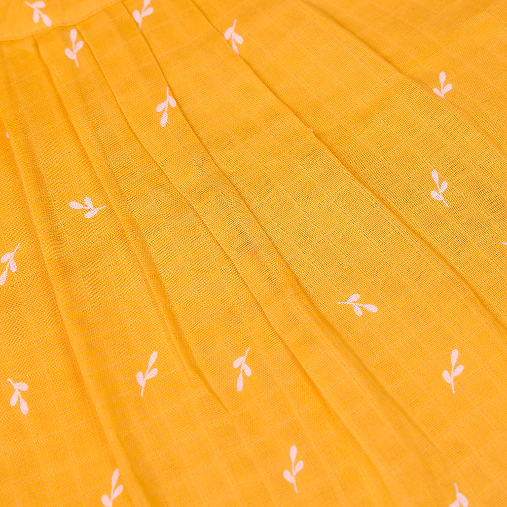 Sunshine Sprig Muslin Zip Frock