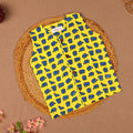Yellow Elephant Print Cotton Vest