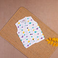 Lovely Hearts Two-Layered Organic Muslin Jabla